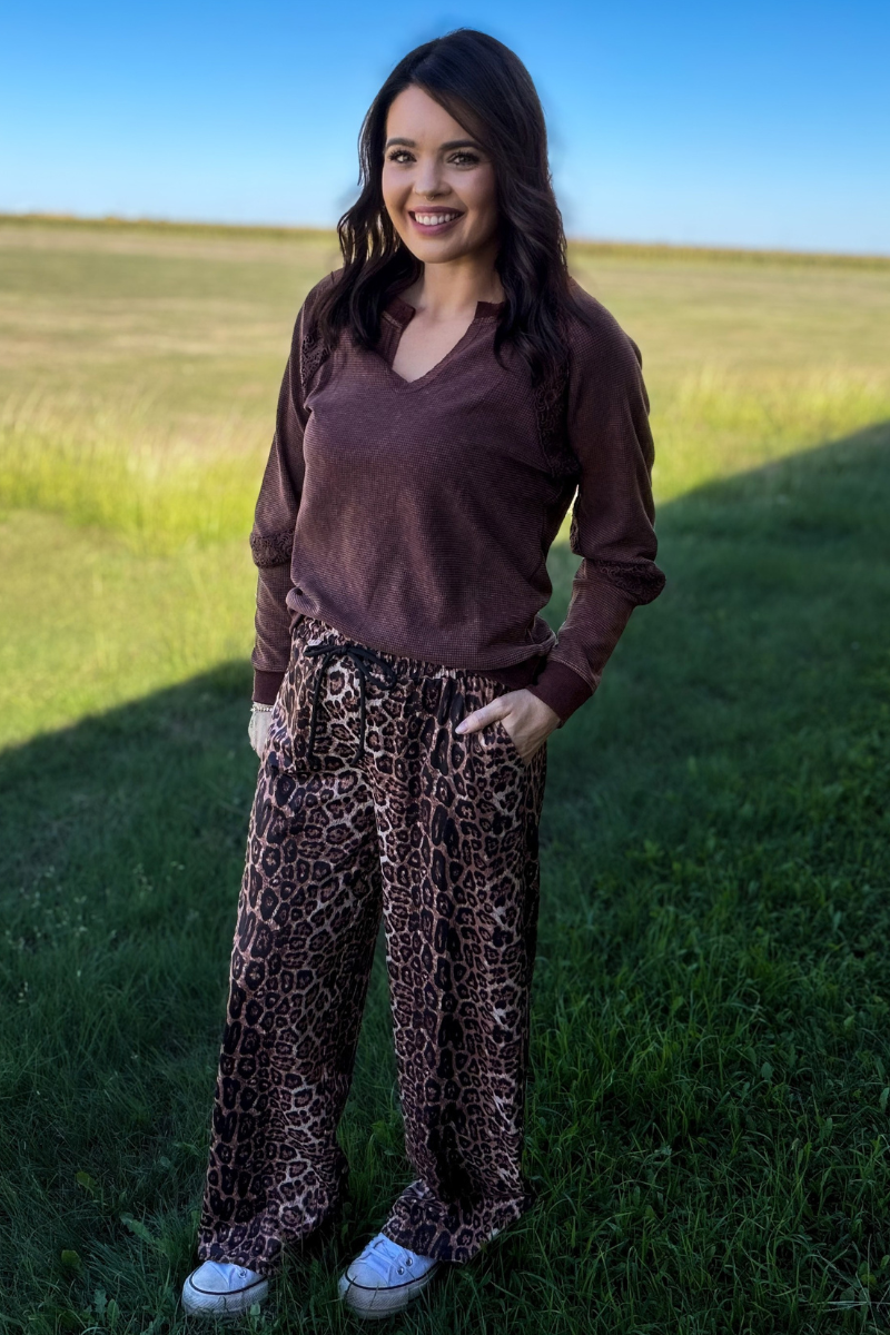 Cowgirl Chic Top - Mocha