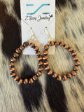 #454 6mm Copper Earrings