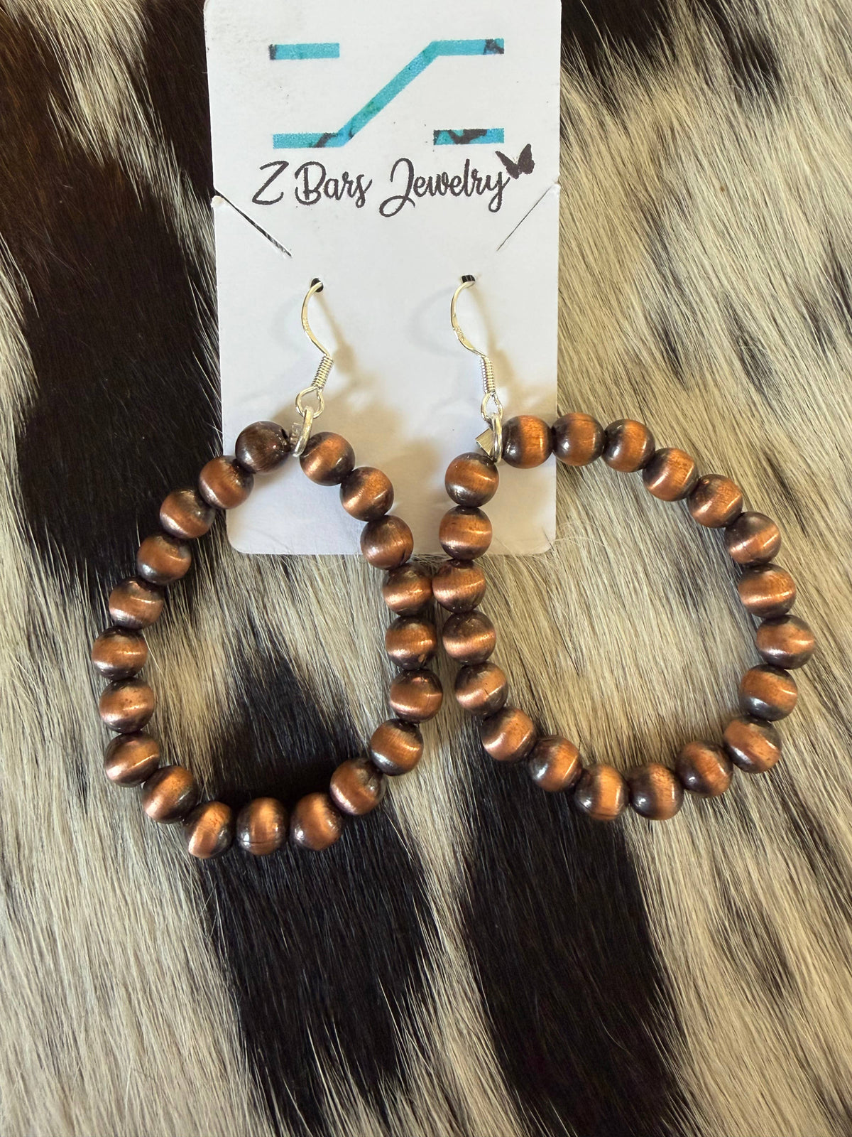 #454 6mm Copper Earrings
