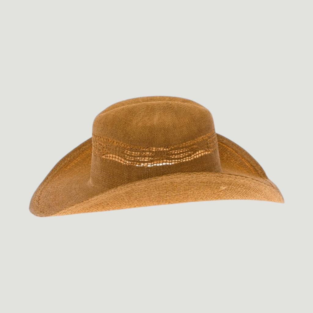Woven Toyo Straw Vented Cowboy Hat