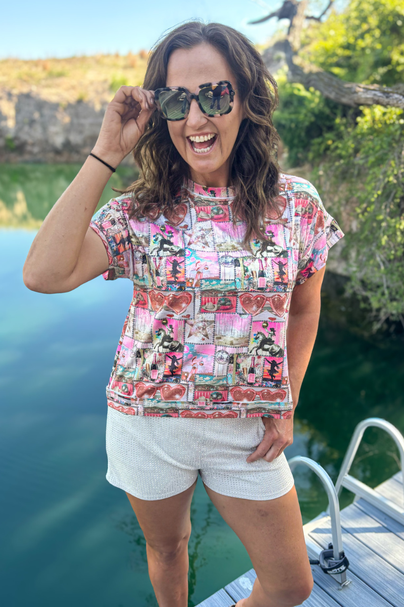 Glitter and Grit Top