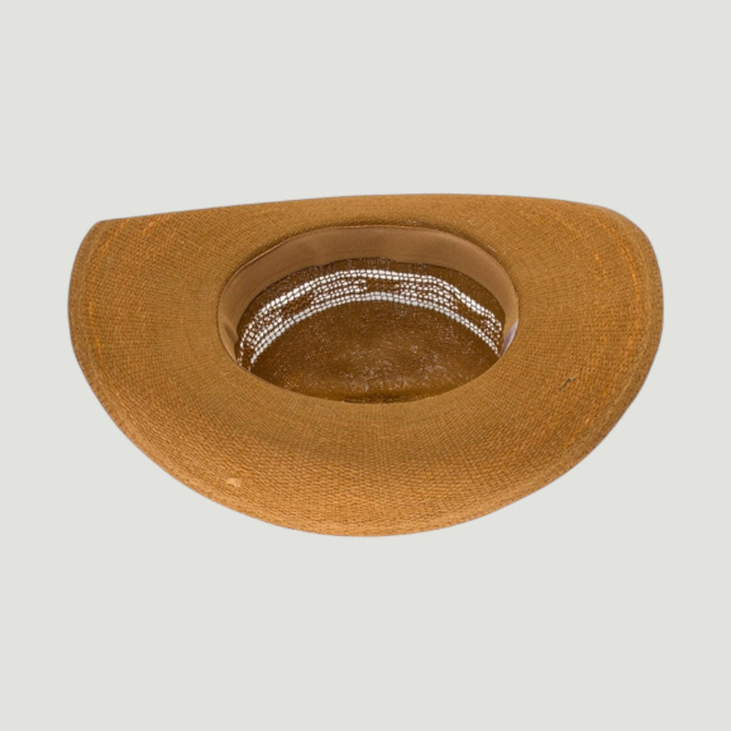 Woven Toyo Straw Vented Cowboy Hat